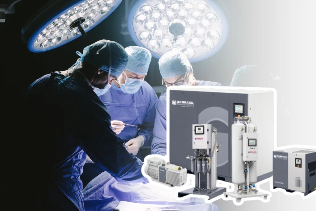 locação de compressor hospitalar