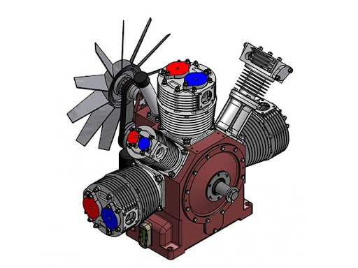 compressor de ar industrial de alta pressão